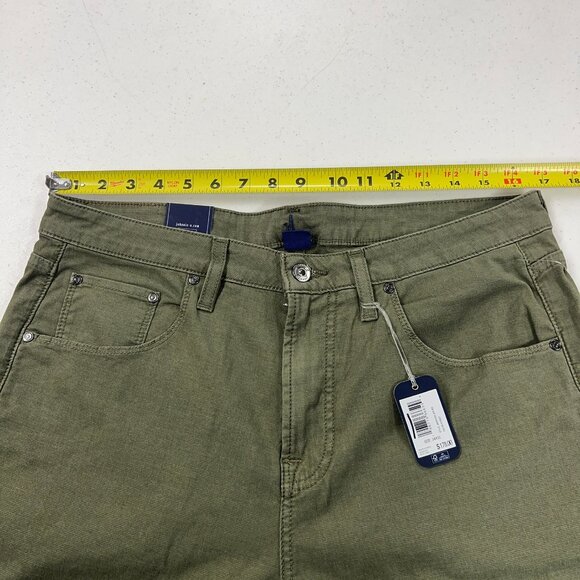 Johnnie-O Pants Atlas Lightweight Stretch 5-Pocket Jean Pants Forest Green 34x32 - Picture 3 of 9